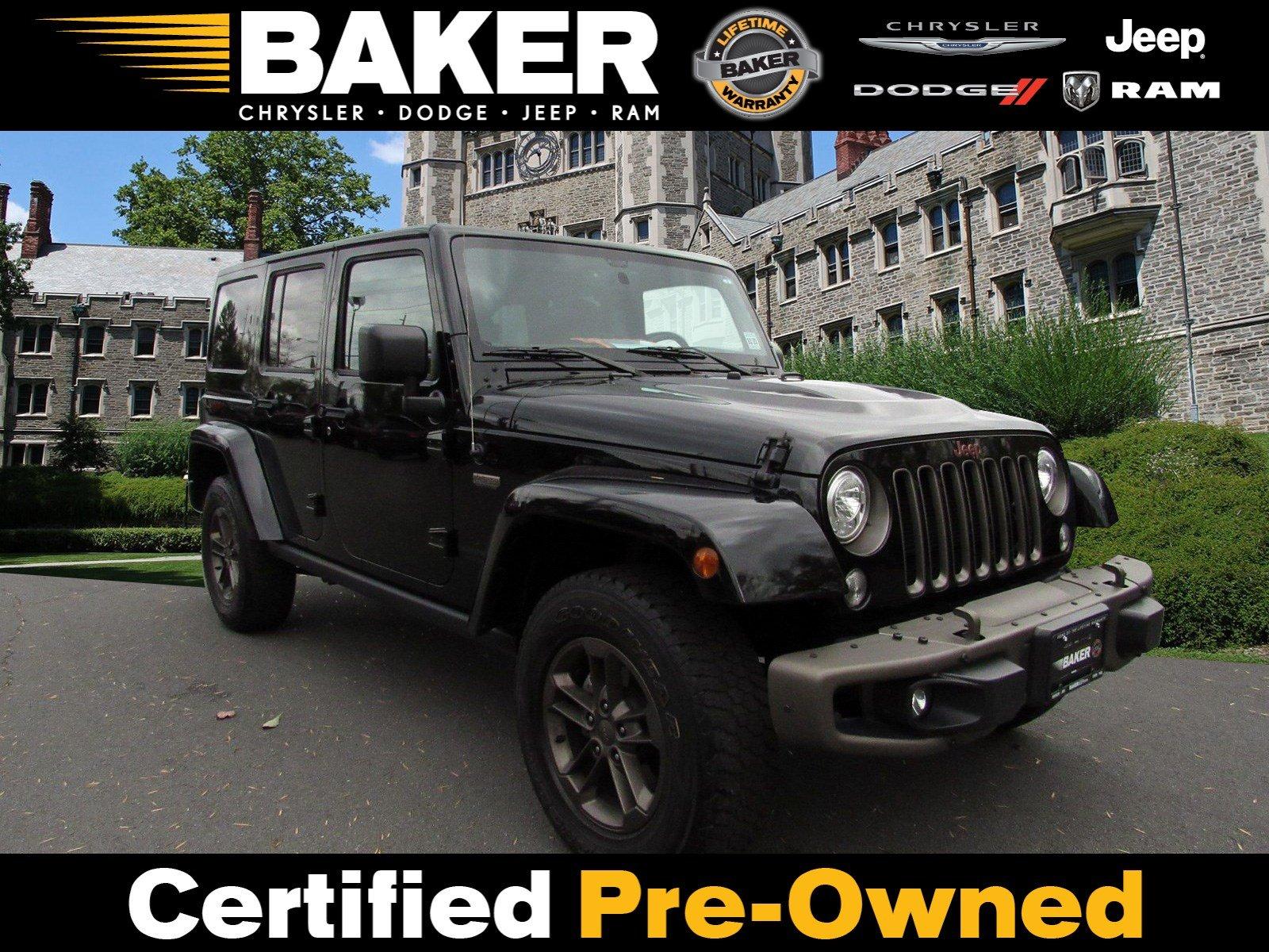 Used 2017 Jeep Wrangler Unlimited 75th Anniversary For Sale ($33,995) |  Victory Lotus Stock #510163