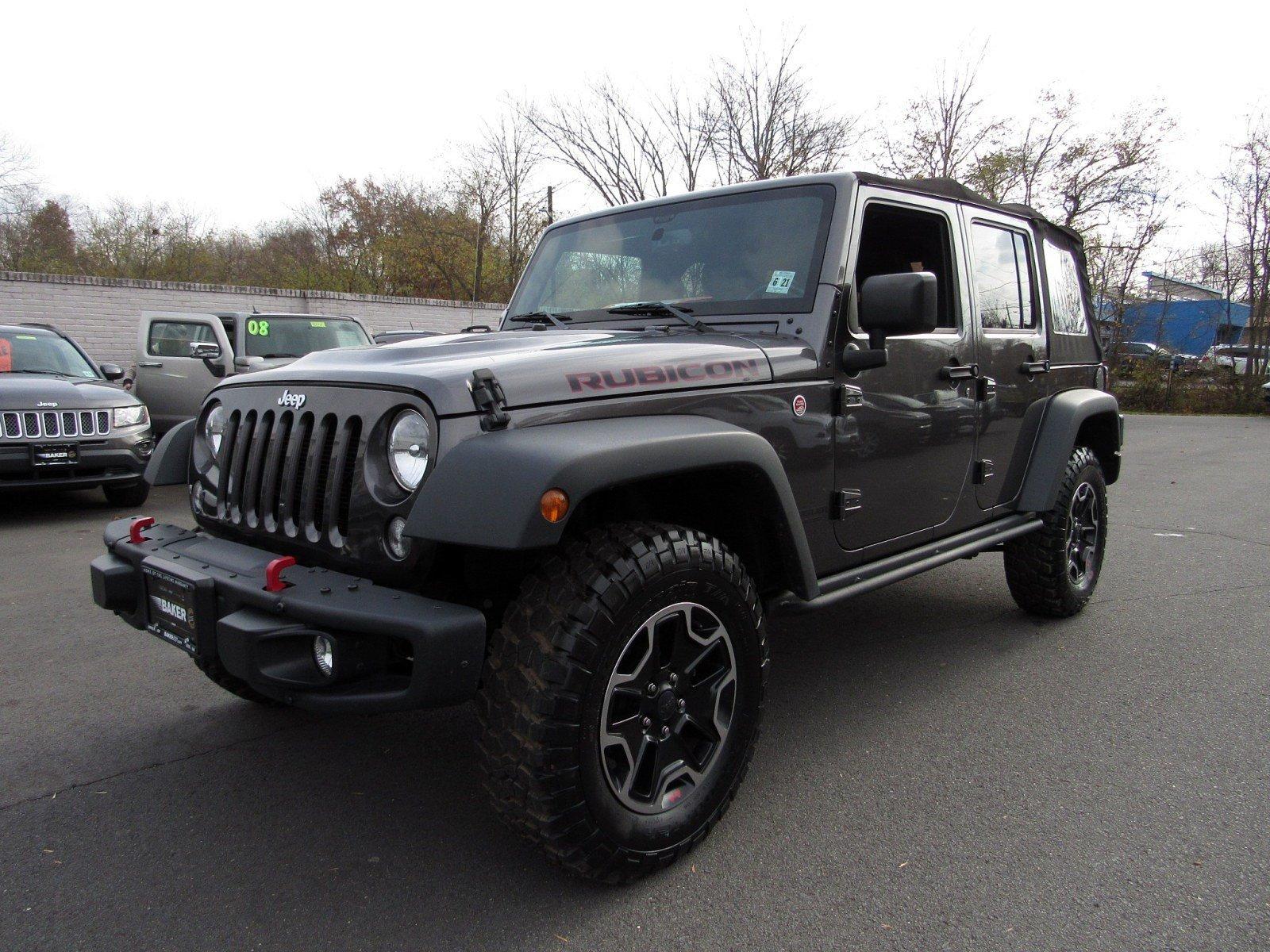 2014 Jeep Wrangler JK Unlimited Rubicon Hard Rock Granite Crystal