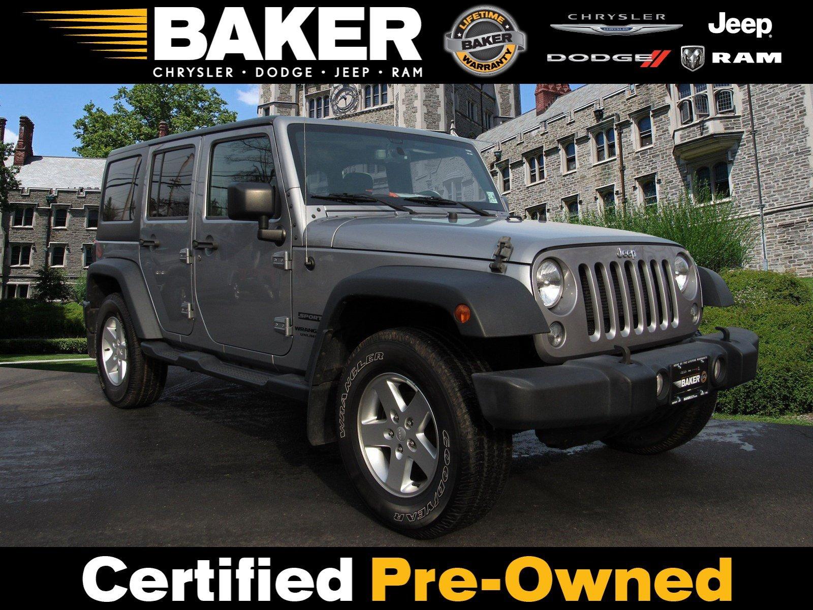 2016 jeep wrangler unlimited sport sales for sale