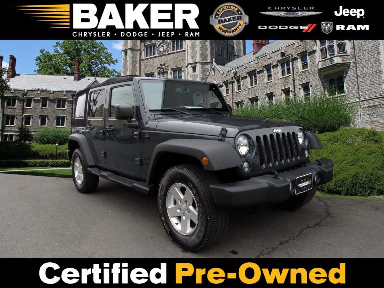 Used 2016 Jeep Wrangler Unlimited Sport for sale $26,995 at Victory Lotus in Princeton NJ 08540 1