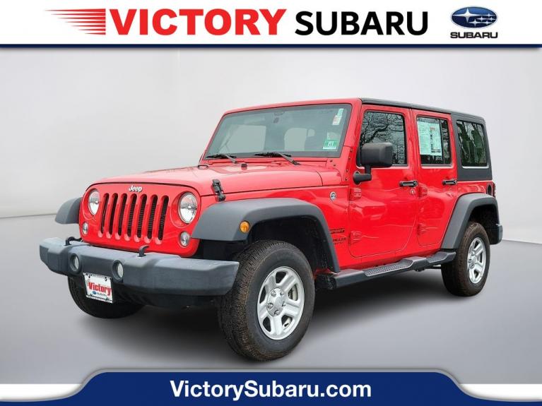 Used 2017 Jeep Wrangler Unlimited Sport for sale Sold at Victory Lotus in New Brunswick, NJ 08901 1