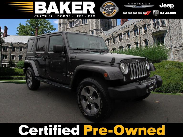 Used 2017 Jeep Wrangler Unlimited Sahara for sale Sold at Victory Lotus in New Brunswick, NJ 08901 1