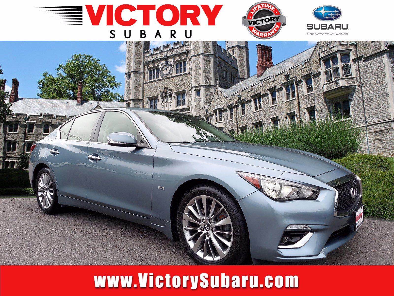 Used 2018 INFINITI Q50 3.0t LUXE for sale Sold at Victory Lotus in New Brunswick, NJ 08901 1