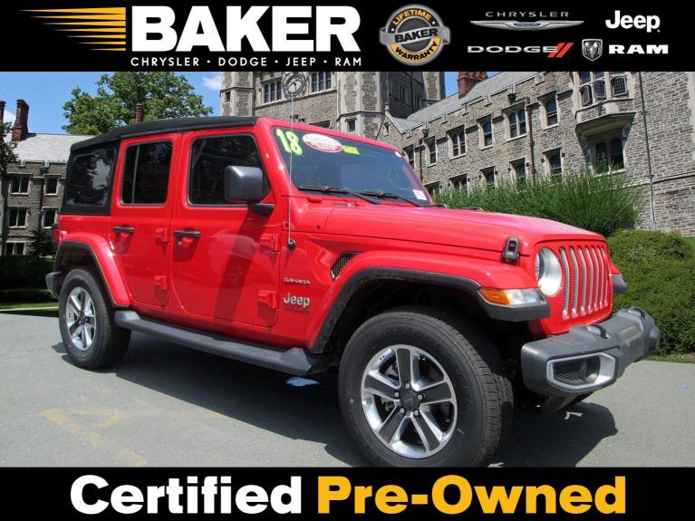 Used 2018 Jeep Wrangler Unlimited Sahara for sale Sold at Victory Lotus in New Brunswick, NJ 08901 1