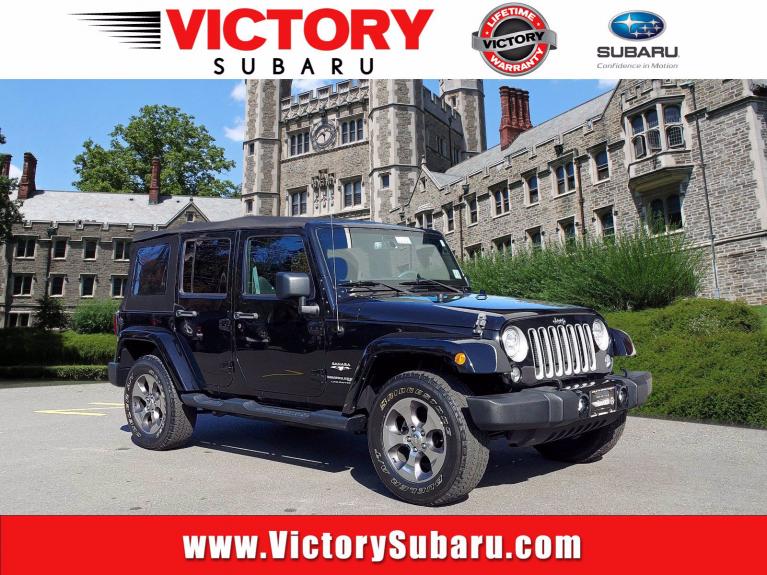 Used 2018 Jeep Wrangler JK Unlimited Sahara for sale $34,999 at Victory Lotus in New Brunswick, NJ