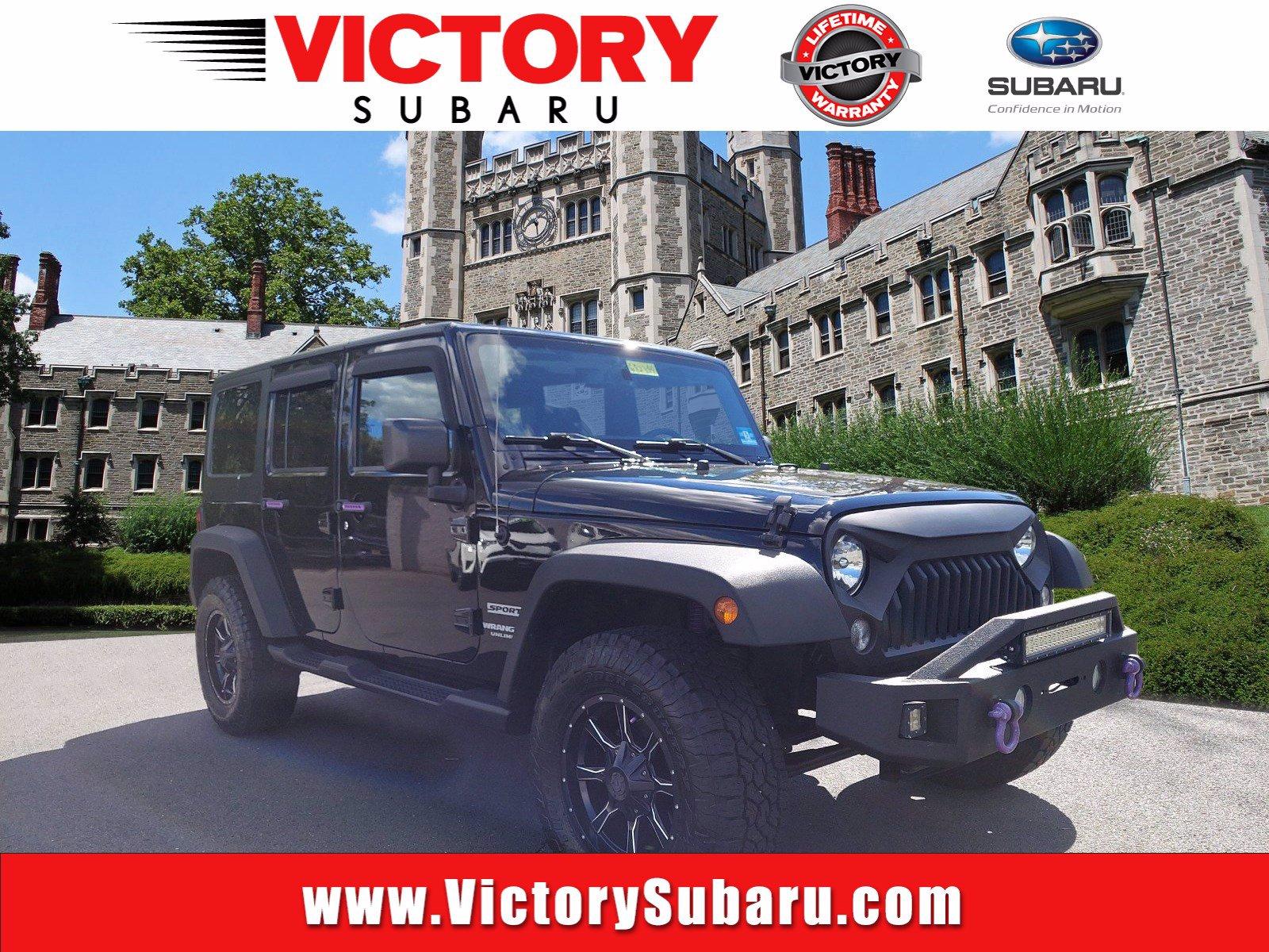Used 2015 Jeep Wrangler Unlimited Sport for sale $27,999 at Victory Lotus in Somerset NJ 08873 1