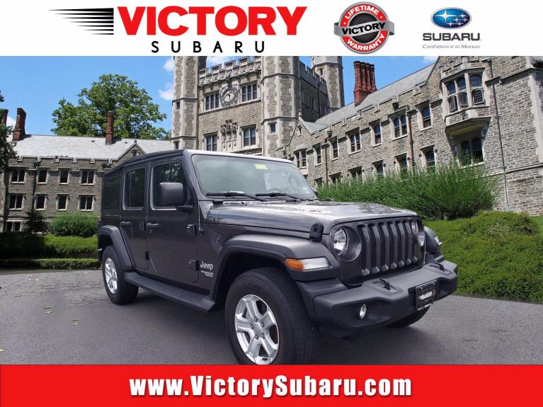 Used 2018 Jeep Wrangler Unlimited Sport S for sale Sold at Victory Lotus in New Brunswick, NJ 08901 1