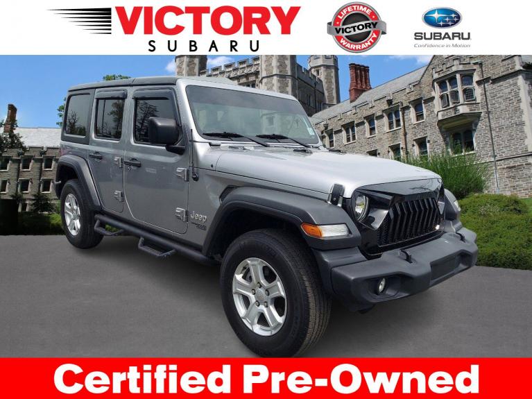 Used 2018 Jeep Wrangler Unlimited Sport S for sale Sold at Victory Lotus in New Brunswick, NJ 08901 1