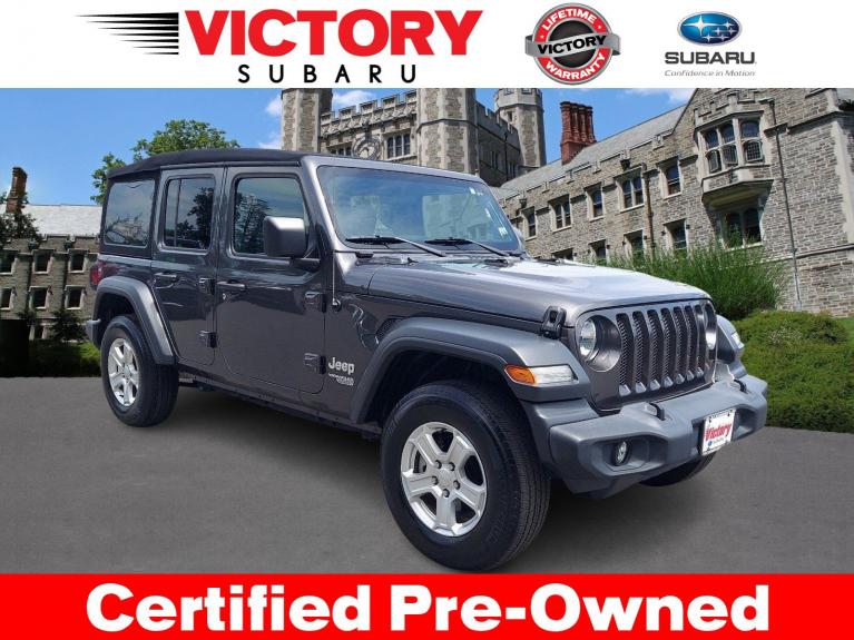 Used 2019 Jeep Wrangler Unlimited Sport S for sale Sold at Victory Lotus in New Brunswick, NJ 08901 1