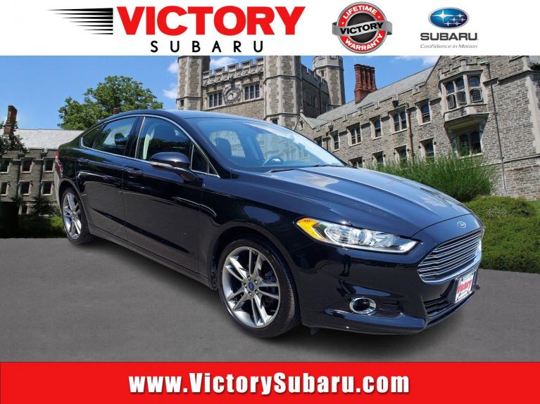 Used 2016 Ford Fusion Titanium for sale Sold at Victory Lotus in New Brunswick, NJ 08901 1