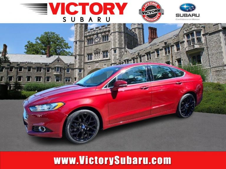 Used 2014 Ford Fusion Titanium for sale Sold at Victory Lotus in New Brunswick, NJ 08901 1