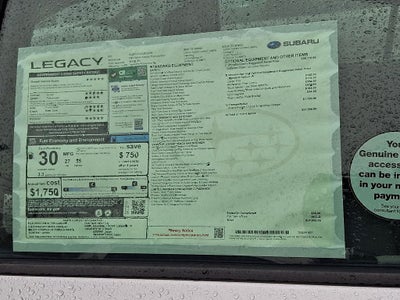 2025 Subaru Legacy Premium