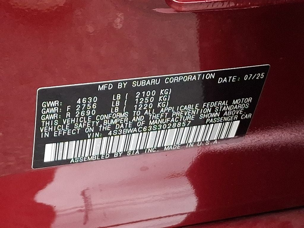 2025 Subaru Legacy Premium