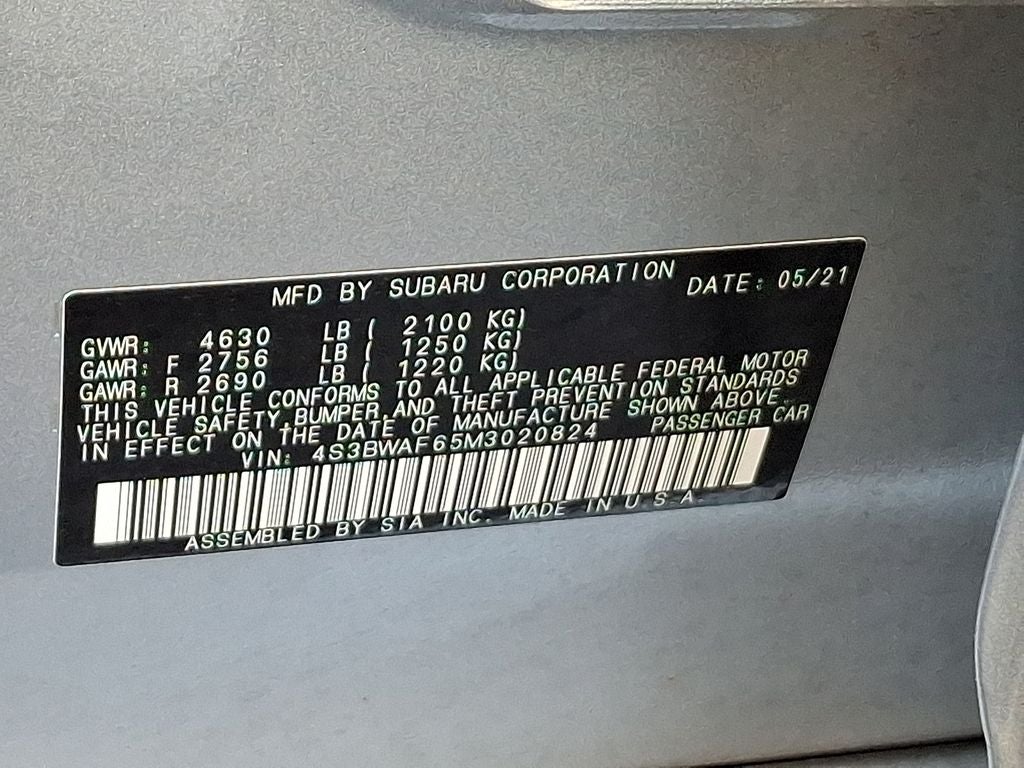 2021 Subaru Legacy Premium