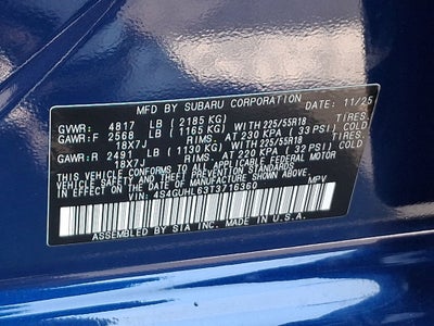 2026 Subaru Crosstrek Limited