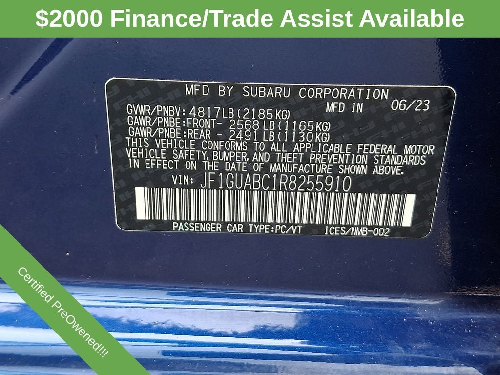 2024 Subaru Impreza Base