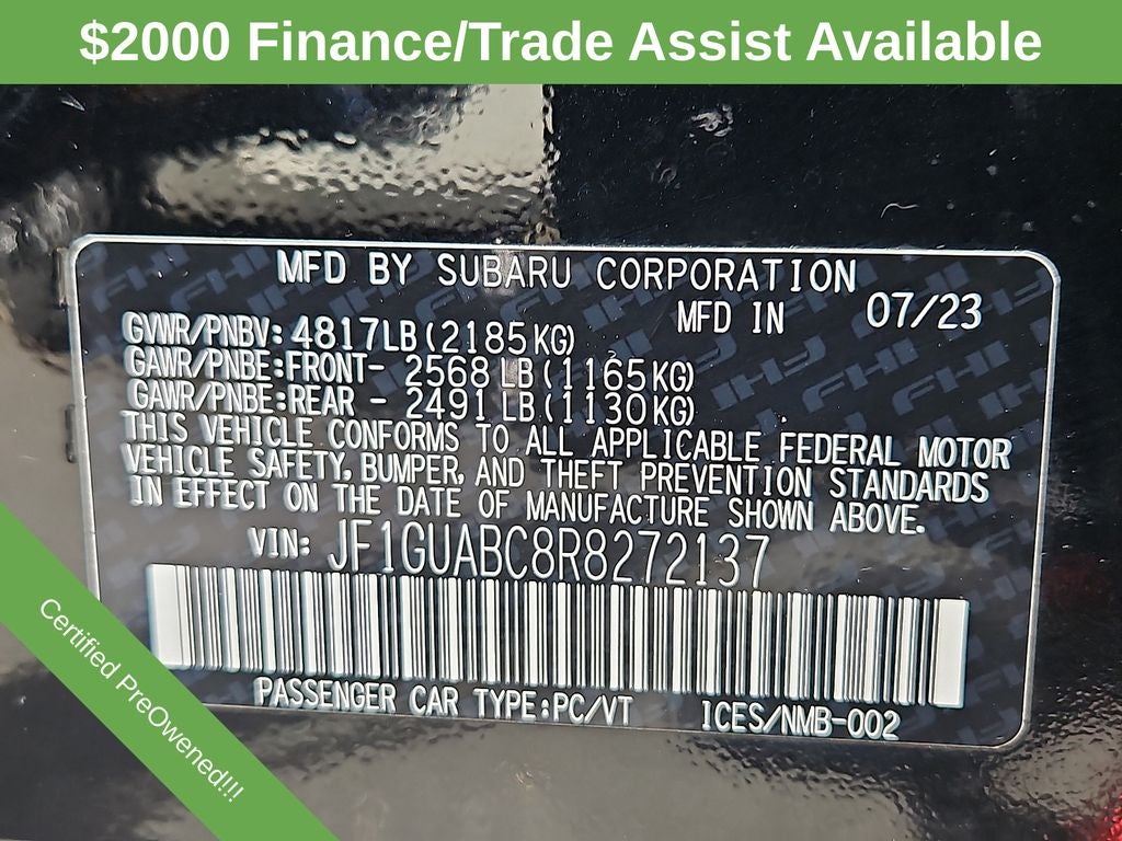 2024 Subaru Impreza Base