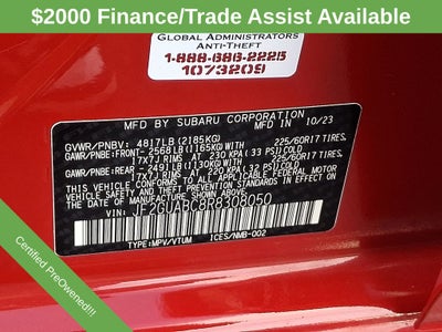 2024 Subaru Crosstrek Base
