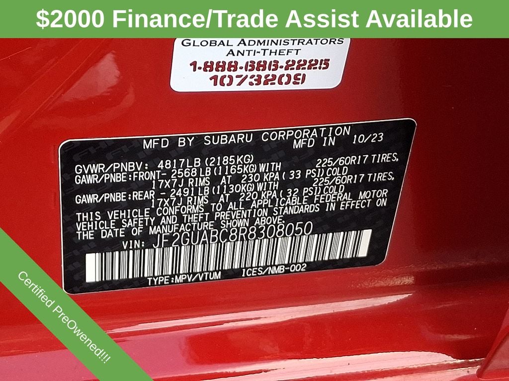 2024 Subaru Crosstrek Base