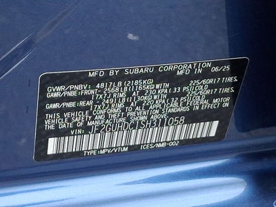 2025 Subaru Crosstrek Premium