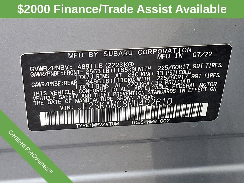 2022 Subaru Forester Wilderness
