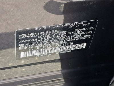 2025 Subaru Forester Premium