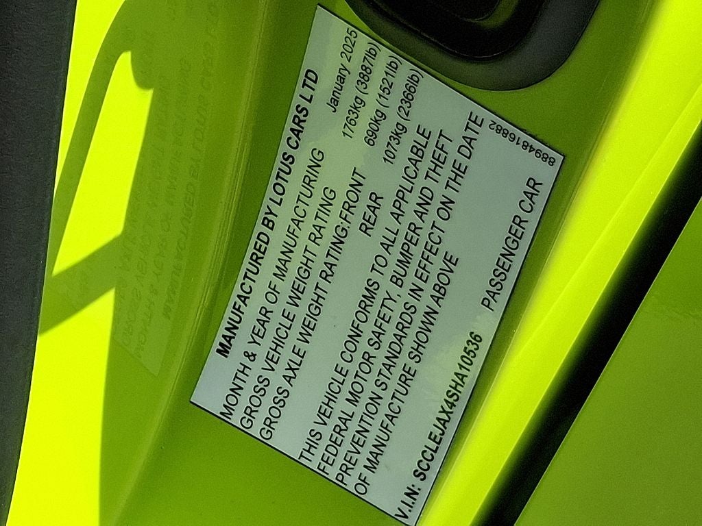 2025 Lotus Emira V6